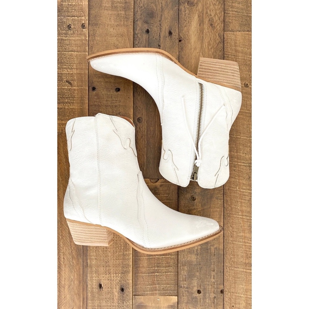 White Cowgirl Booties